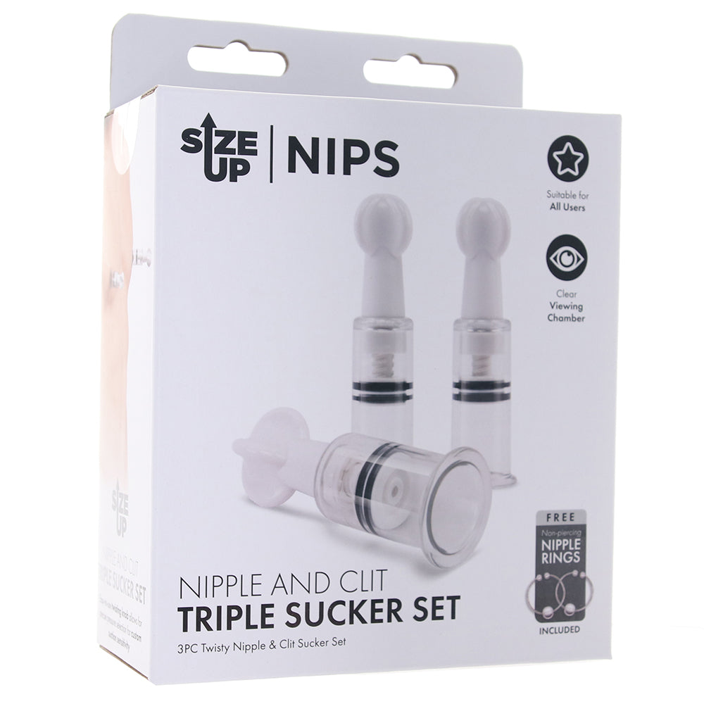 Size Up Triple Sucker Set