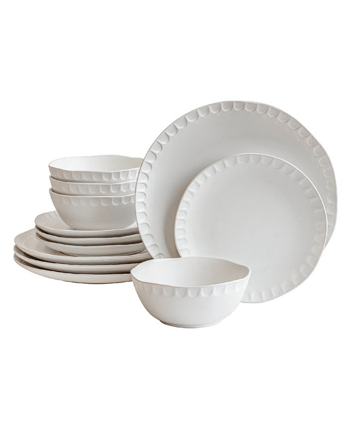 Over and Back Vesper 12 Piece Dinnerware Set