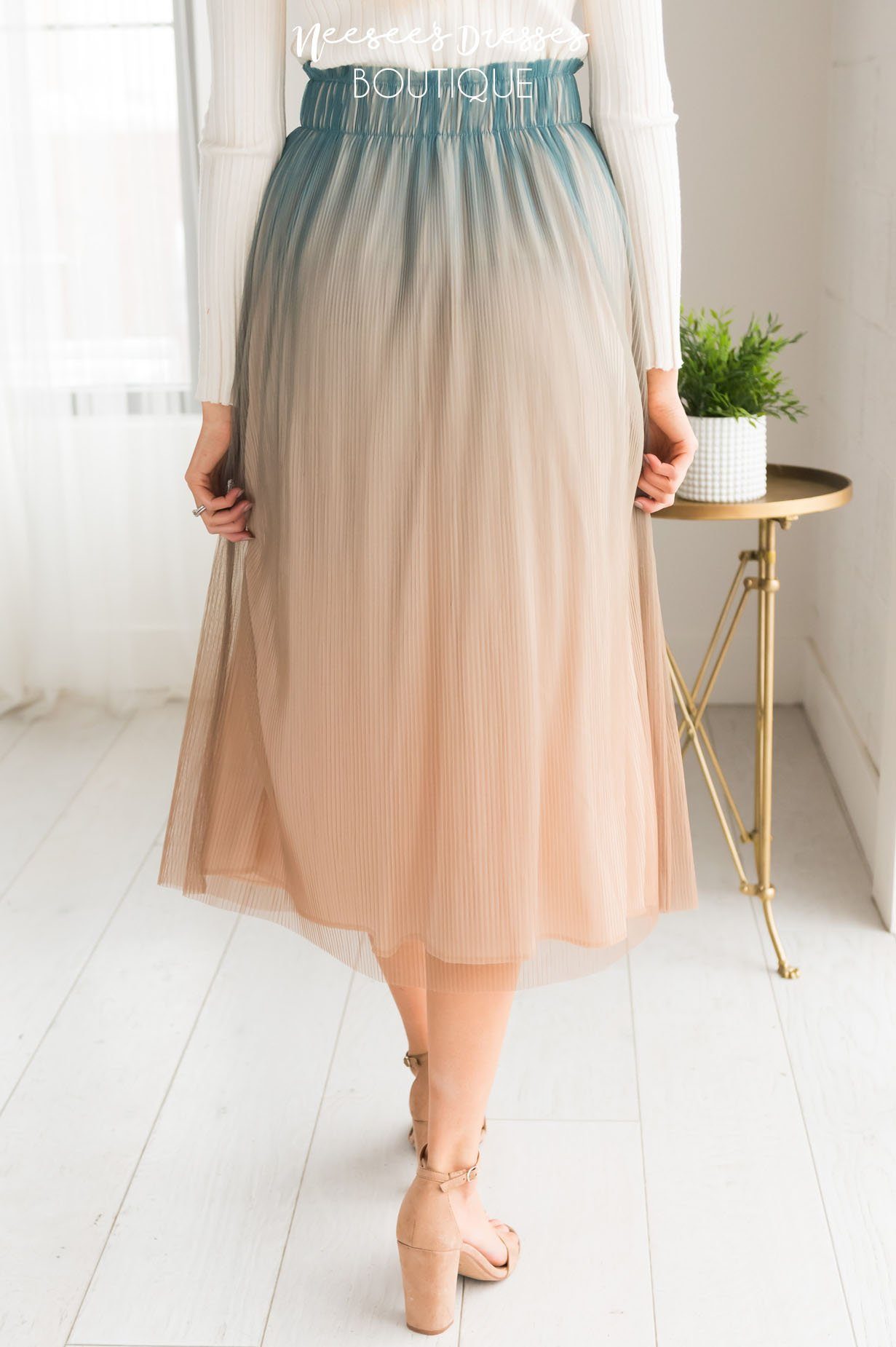 Follow Your Heart Ombre Tulle Skirt