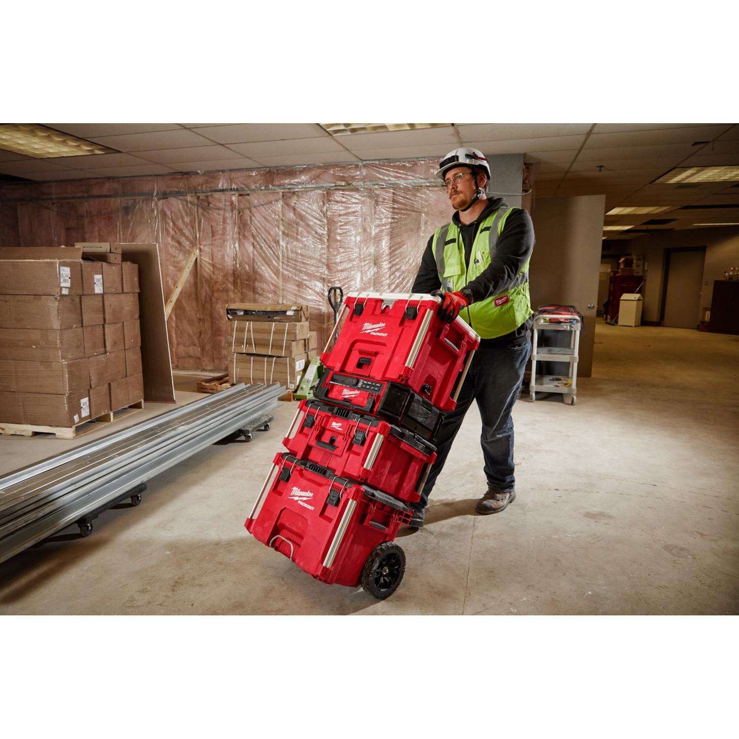 MW Packout Red/White 40 qt Cooler