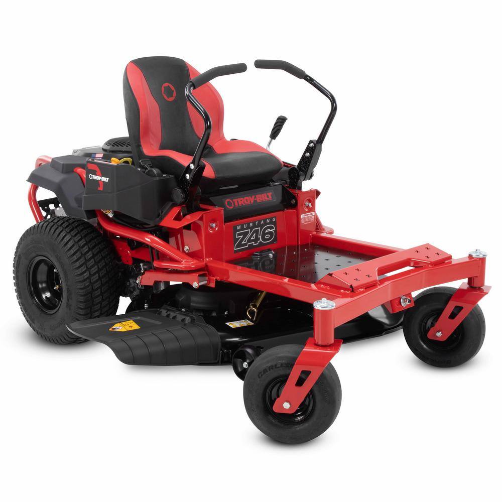 Troy-Bilt Mustang 46 in. 22 HP V-Twin Kohler 7000 Series Engine Dual Hydrostatic Drive Gas Zero Turn Riding Lawn Mower Mustang Z46