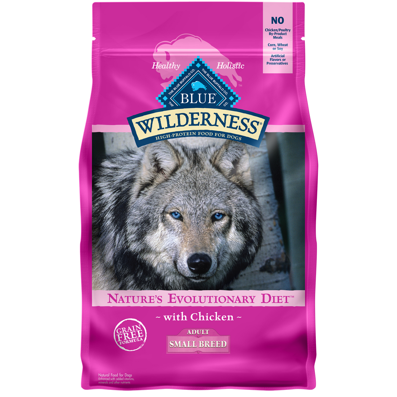 Blue Buffalo Wilderness Small Breed Grain-Free Chicken Dry Dog Food