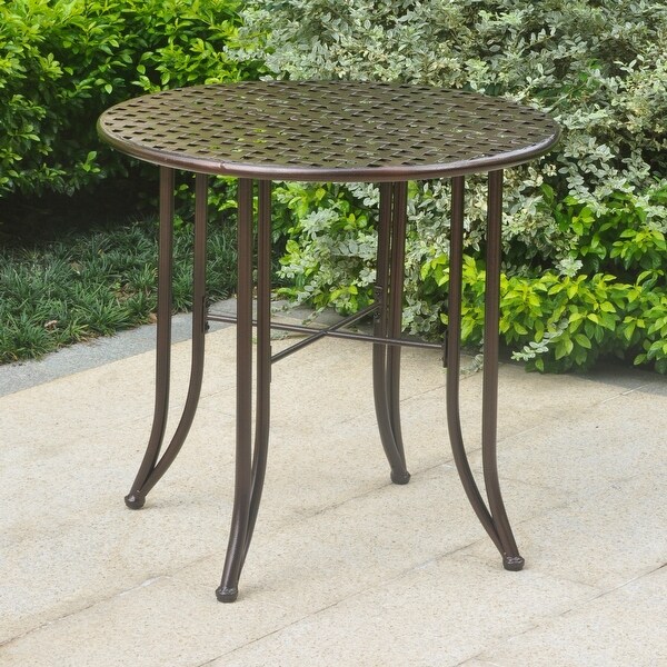 Mandalay 30inch Iron Patio Bistro Table