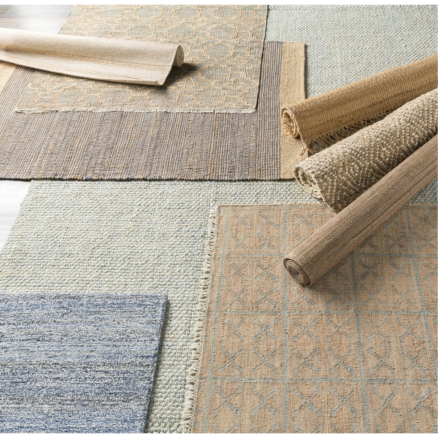 Jute Woven Light Grey Rug