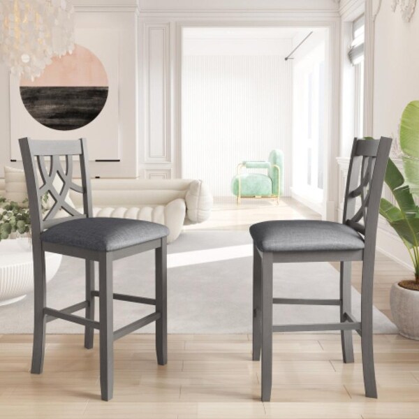 2 Piece Highted kitchen dining chairs