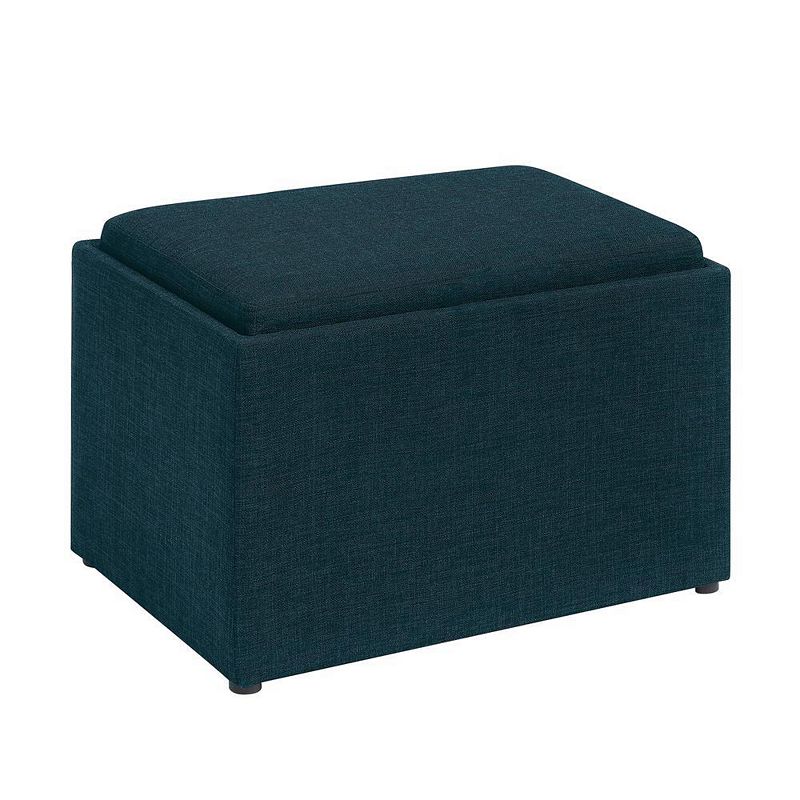 Convenience Concepts Designs4Comfort Accent Storage Ottoman with Reversible Tray