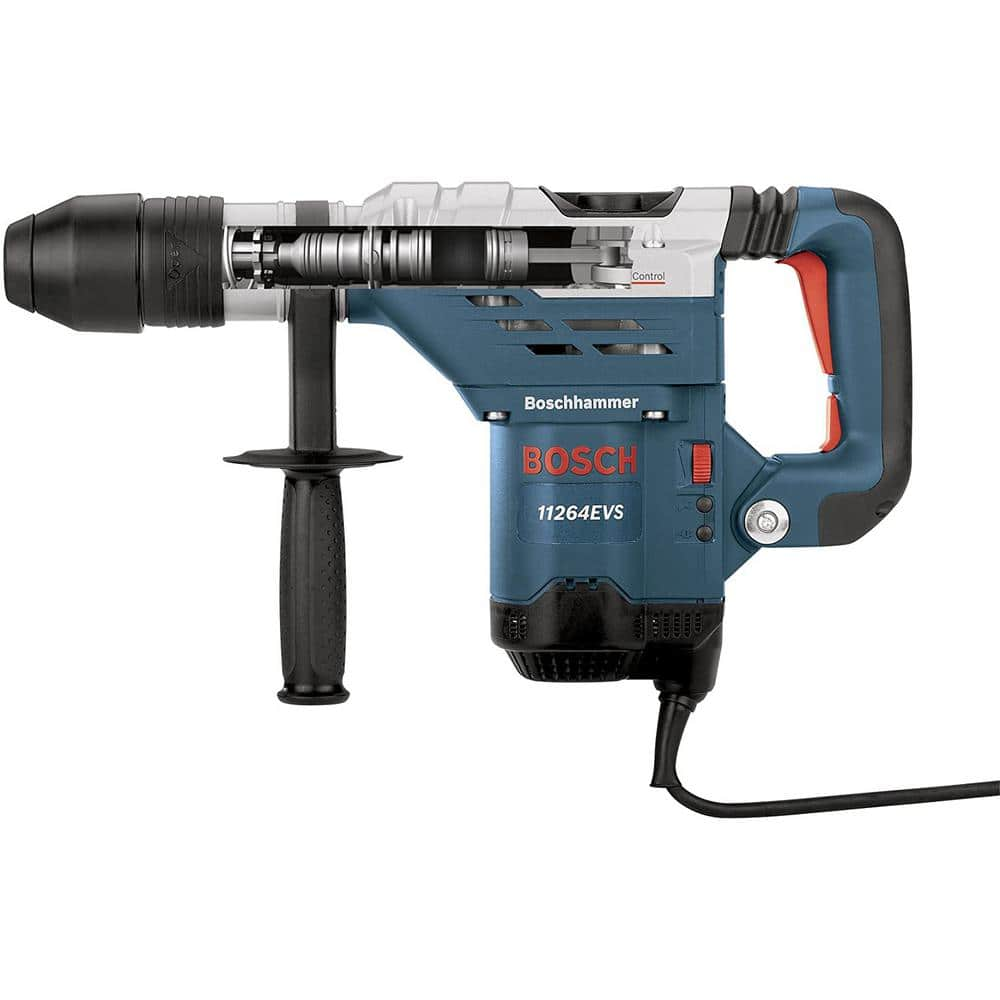 Bosch 13 Amp Corded 1-5/8 in. SDS-max Variable Speed Rotary Hammer Drill with Auxiliary Side Handle and Carrying Case 11264EVS