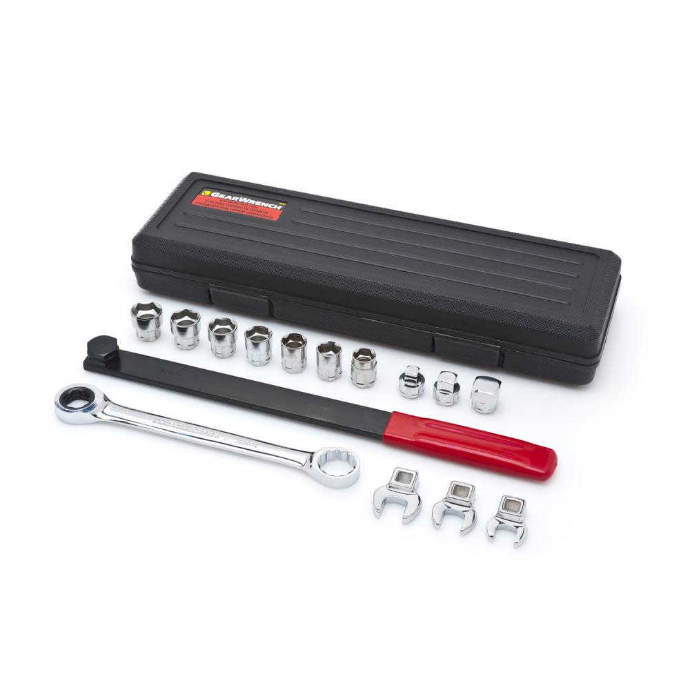 15 Pc Ratcheting Serpentine Belt Tool Set ;