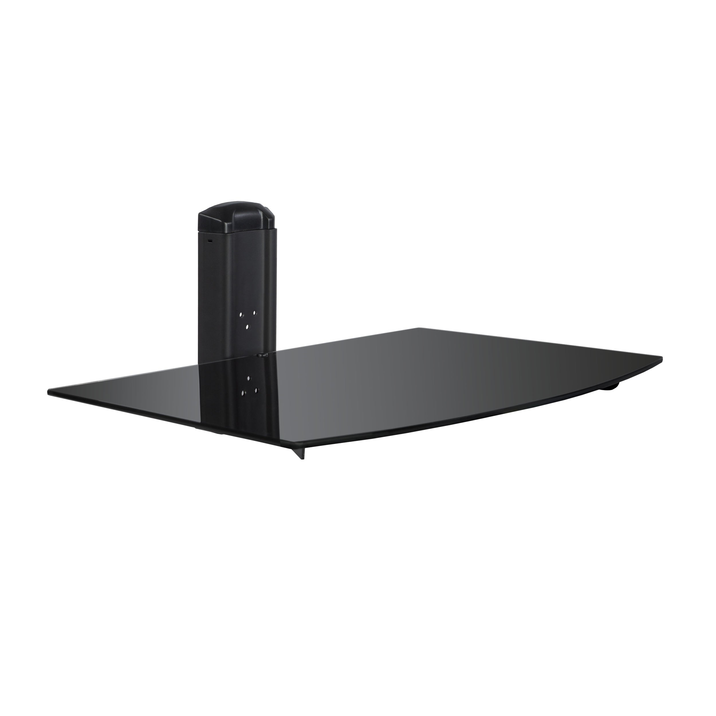 onn. 17 in. Glass Wall Shelf for DVD or Streaming Players