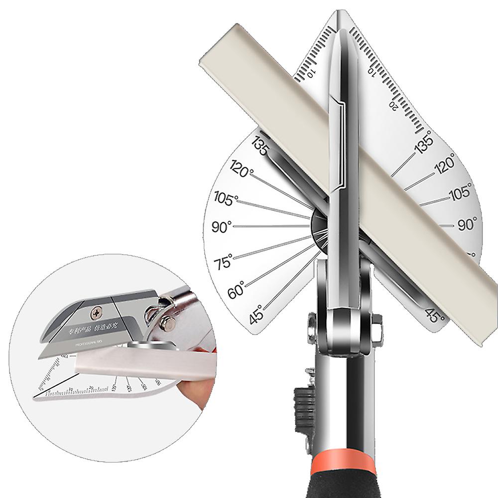 Multi-function Angle Scissors Crop Tool Pvc Pipe Cutter Professional Electrician Scissors Adjustable Angle 35