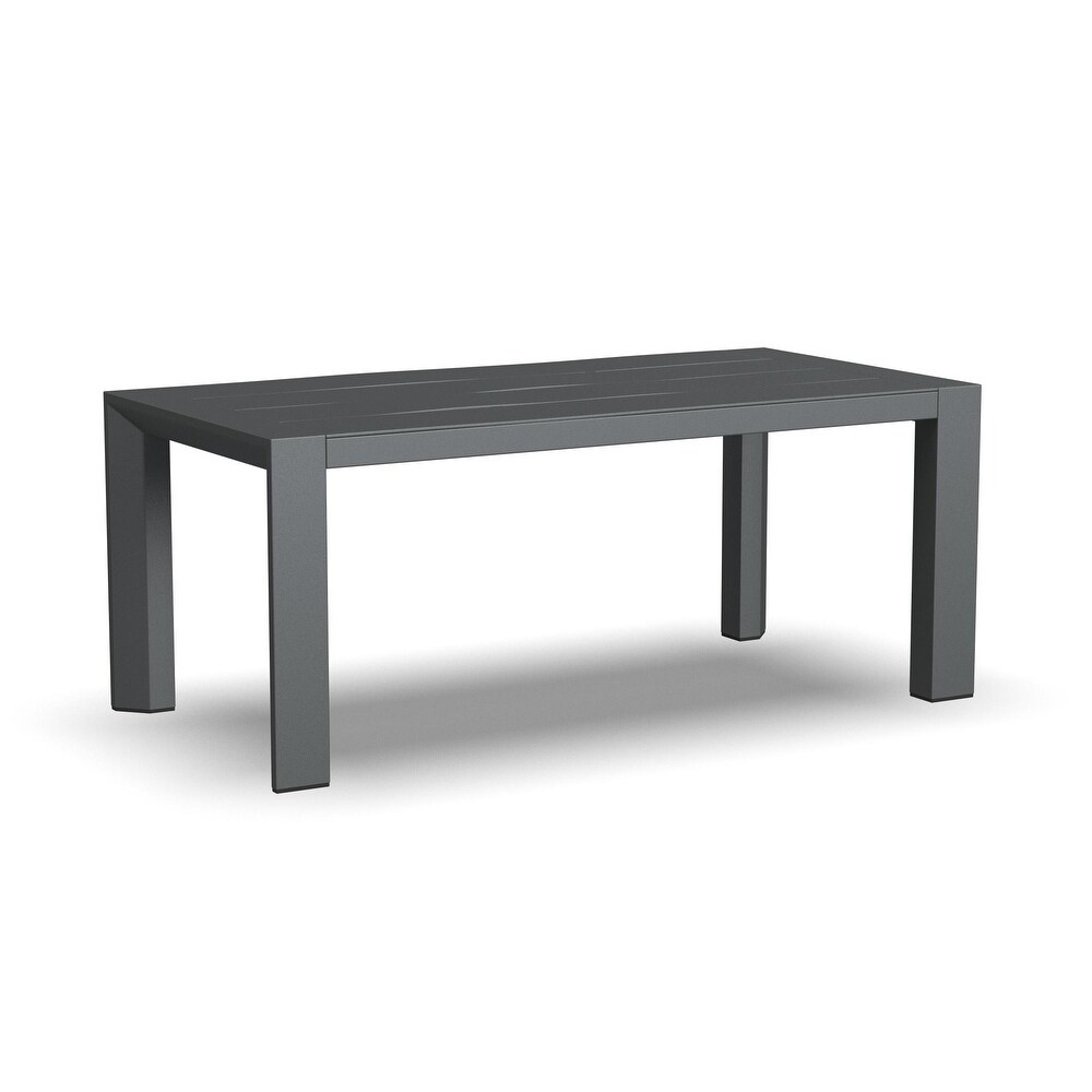 Grayton Gray Aluminum Outdoor Aluminum Coffee Table   40\