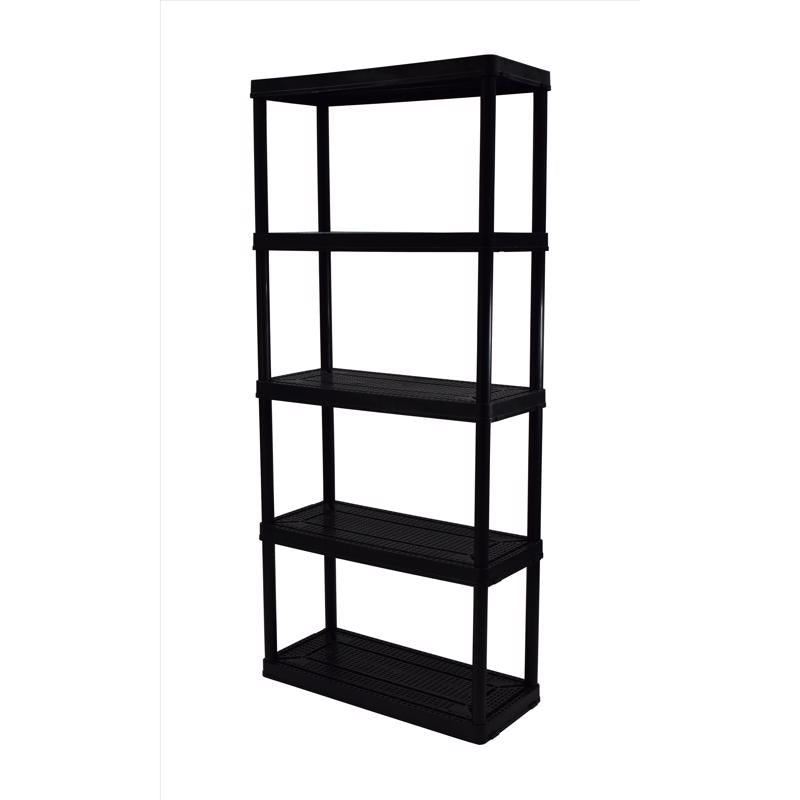 SHELF UNIT 5 TIER BLK