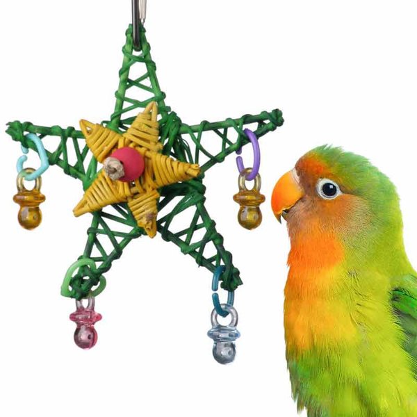 Super Bird Creations Xmas Star Bird Toy