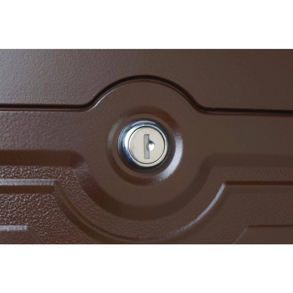 Architectural Mailboxes Maison Rubbed Bronze Medium Aluminum Locking Wall Mount Mailbox 2540RZ-10