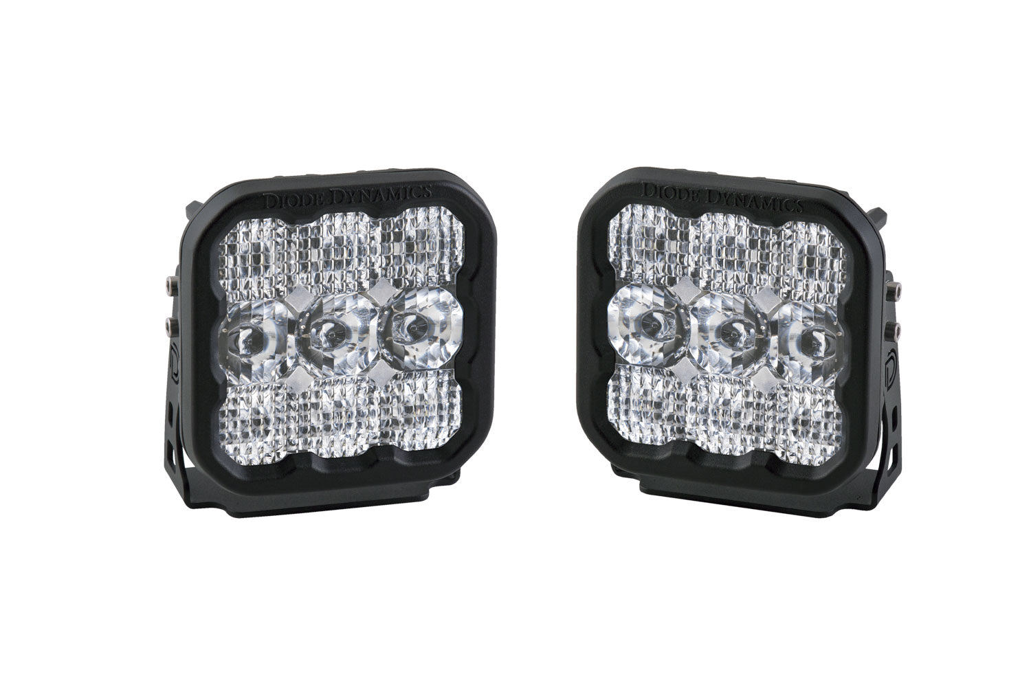 Diode Dynamics SS5 LED Pod Pro White Combo Pair Universal DD6775P