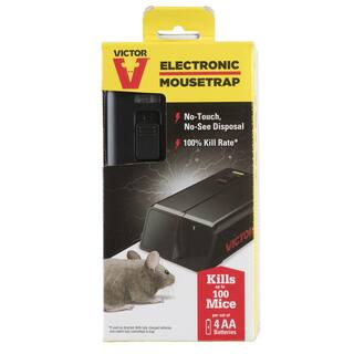 Victor Humane Battery-Powered Easy-to-Clean No-Touch Instant-Kill Indoor Electronic Mouse Trap M250S