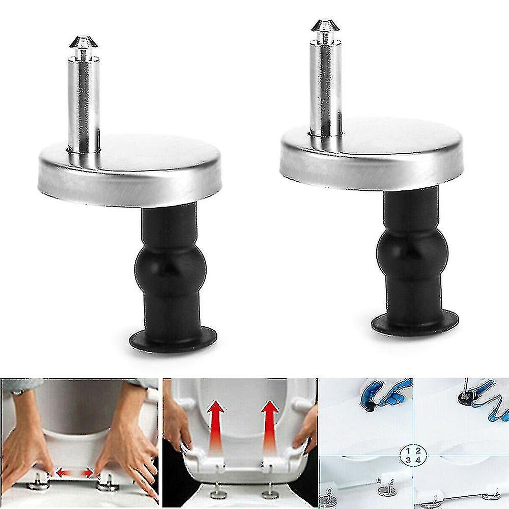 Top Fix Wc Toilet Seat Hinge Fittings Quick Release Hinges Screw Kits