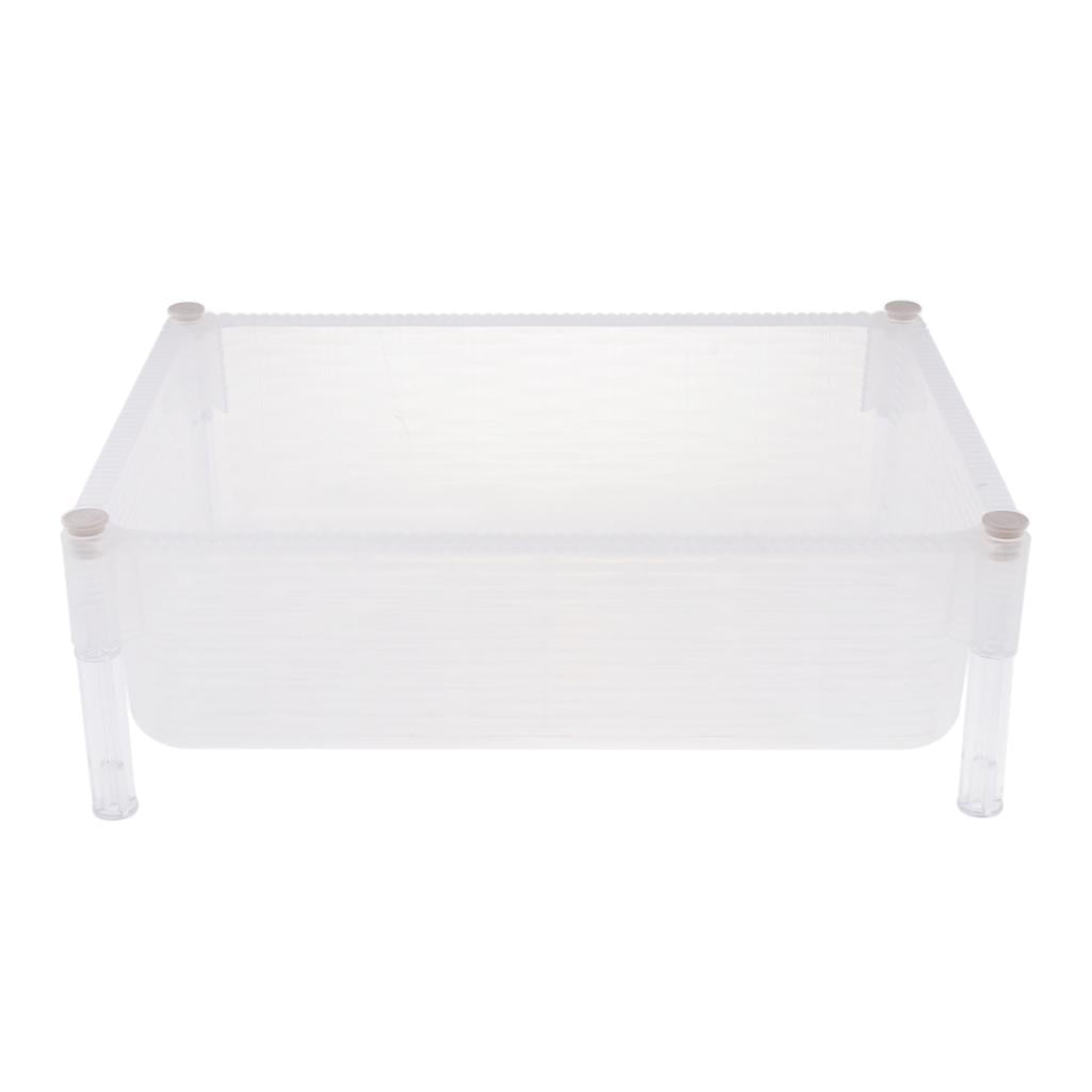 Clear Reptile Turtle Tank Aquarium Box for Small to Large Reptile Fishes