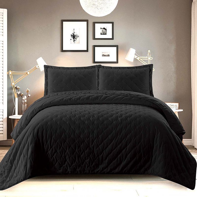 Velvet Coverlet/Quilt Set - Fluffy