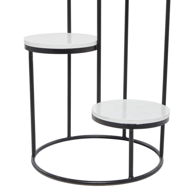 Olivia amp May Modern Metal Plant Stand