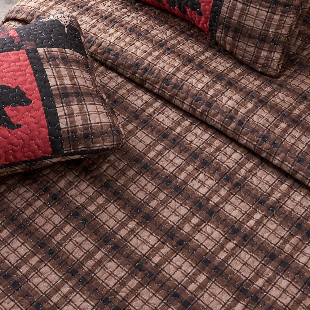 Premium Rustic Lodge  Season Quilt Set