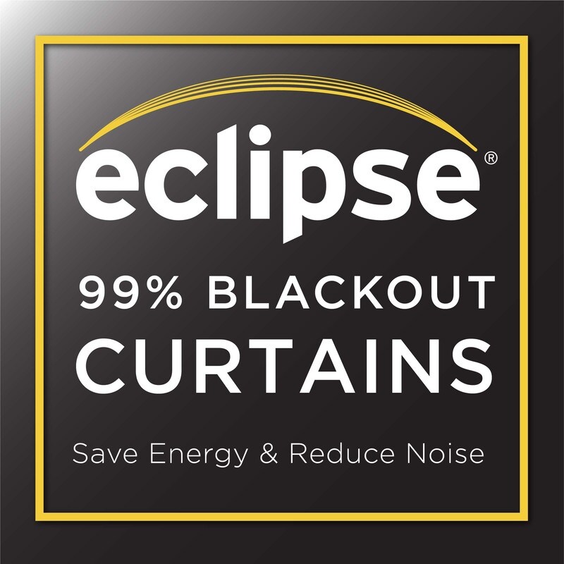 Eclipse Gemini Blackout Window Curtain Panel