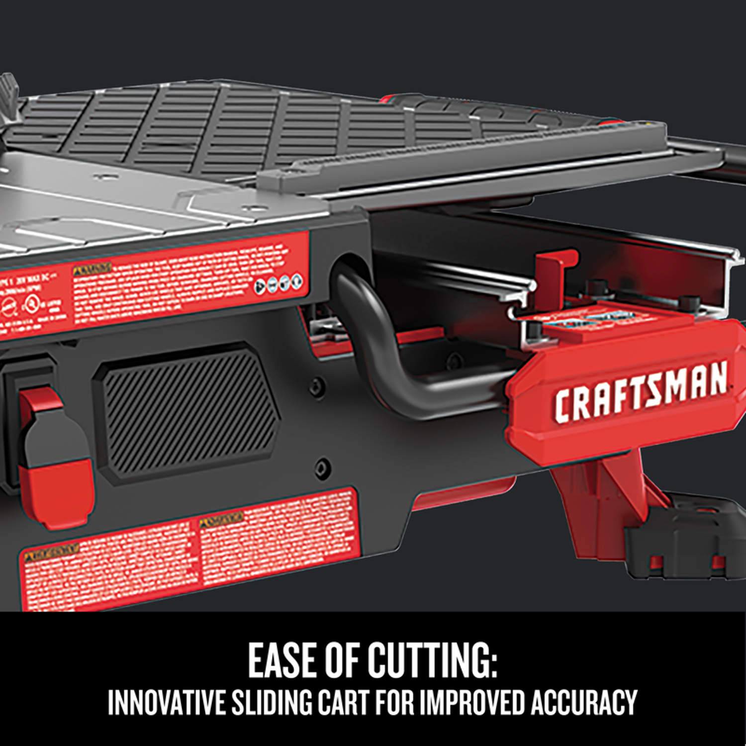 Craftsman V20 Cordless 7 in. Wet Tile Saw Kit (Battery \u0026 Charger)