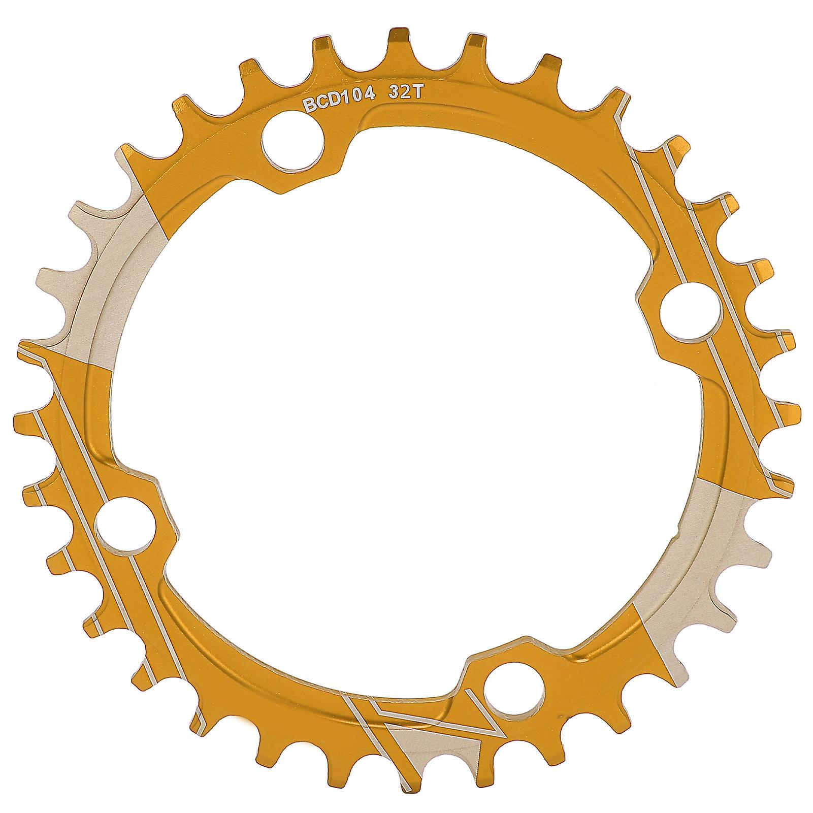 Lebycle 104bcd Round Narrow Wide Chainring Mtb Bicycle 32t Crankset Tooth Plate Partsgold