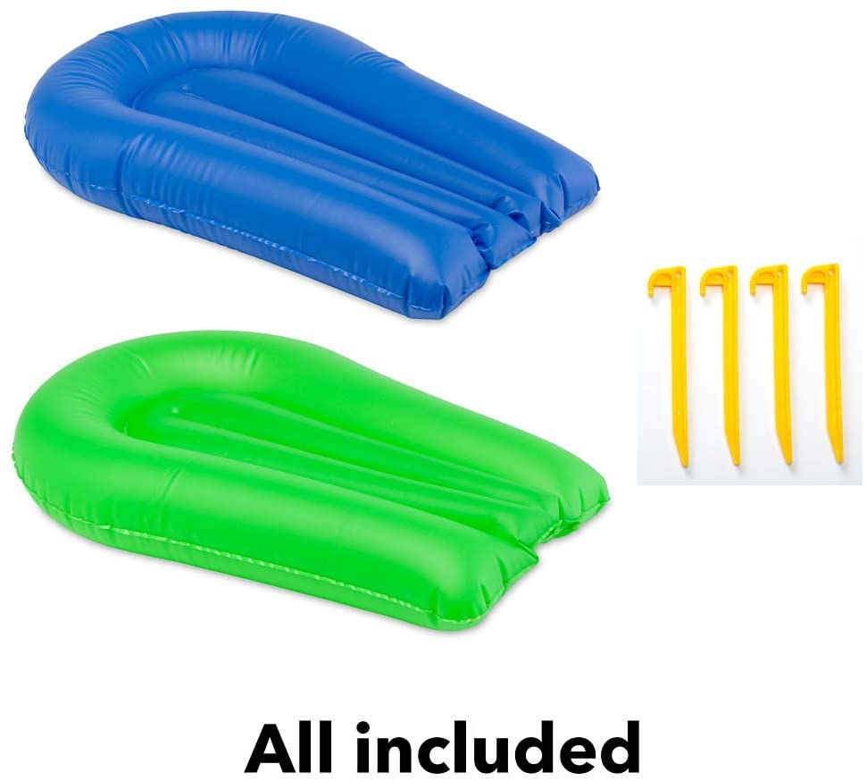 Terra Unique Design Extra Long 25-Foot Double Lane Water Slide with Sprinkler, Splash Pool, and 2 Inflatable Speed Boards Water Toys For Kids Weight 110 Pounds per Rider