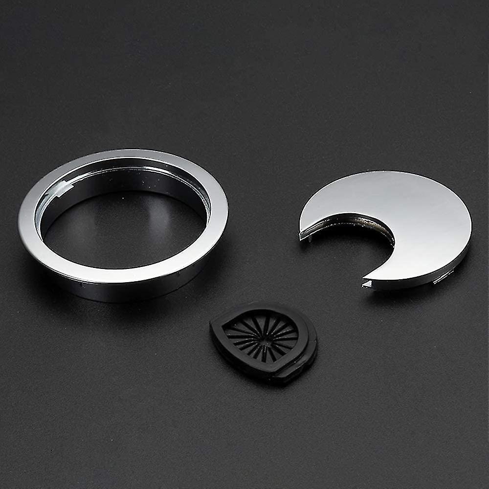 Botao Desk Table Grommet Zinc Alloy Outlet Cord Grommet Detachable Desk Surface Port Hole Covers For Management Of Office and Computer Desk Wires(2pcs，