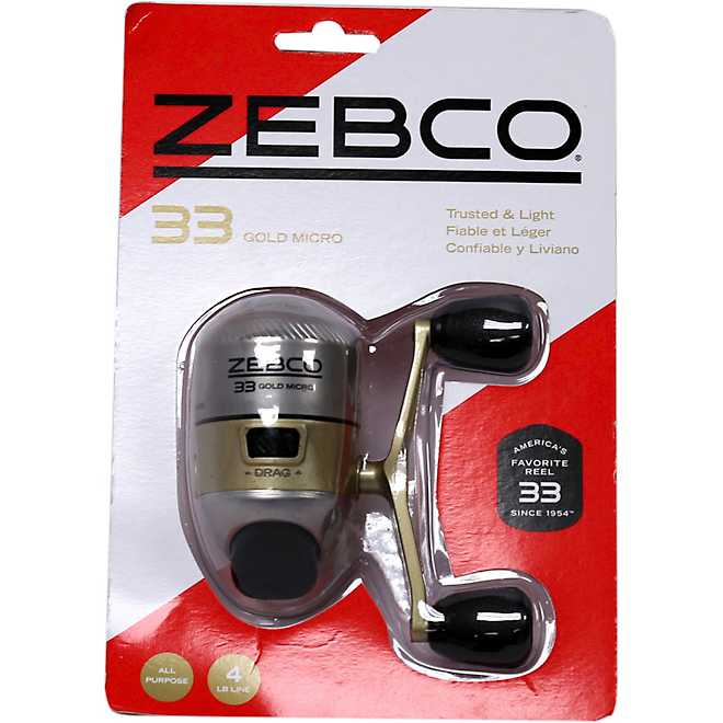 Zebco 33 Gold Spincast Reel