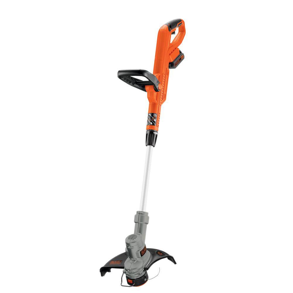 BLACK+DECKER 20V MAX Cordless Battery Powered 2-in-1 String Trimmer  Lawn Edger with 3-Pack of Trimmer Line LST3003ZP