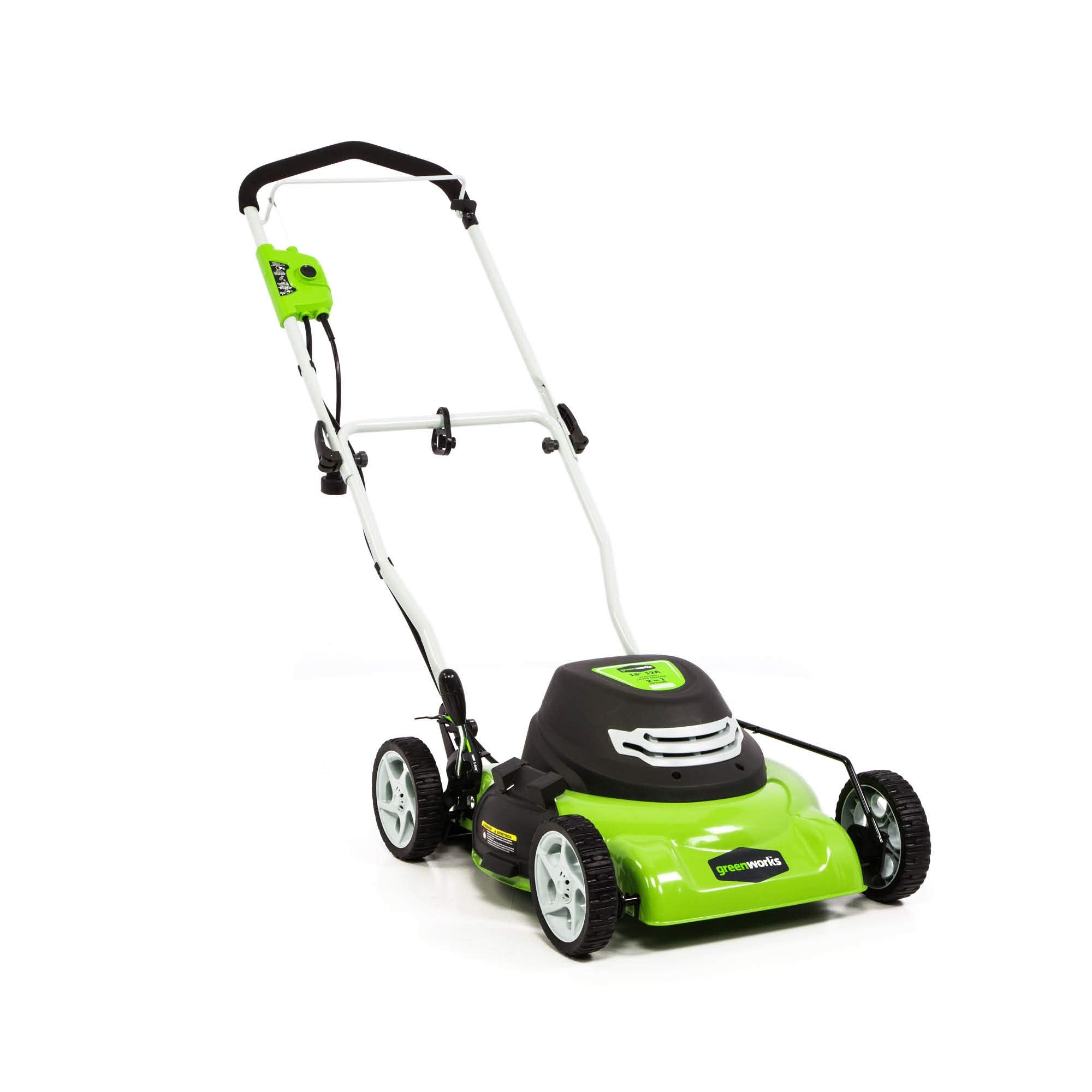 12 Amp Corded 18-Inch Lawn Mower | Greenworks Tools