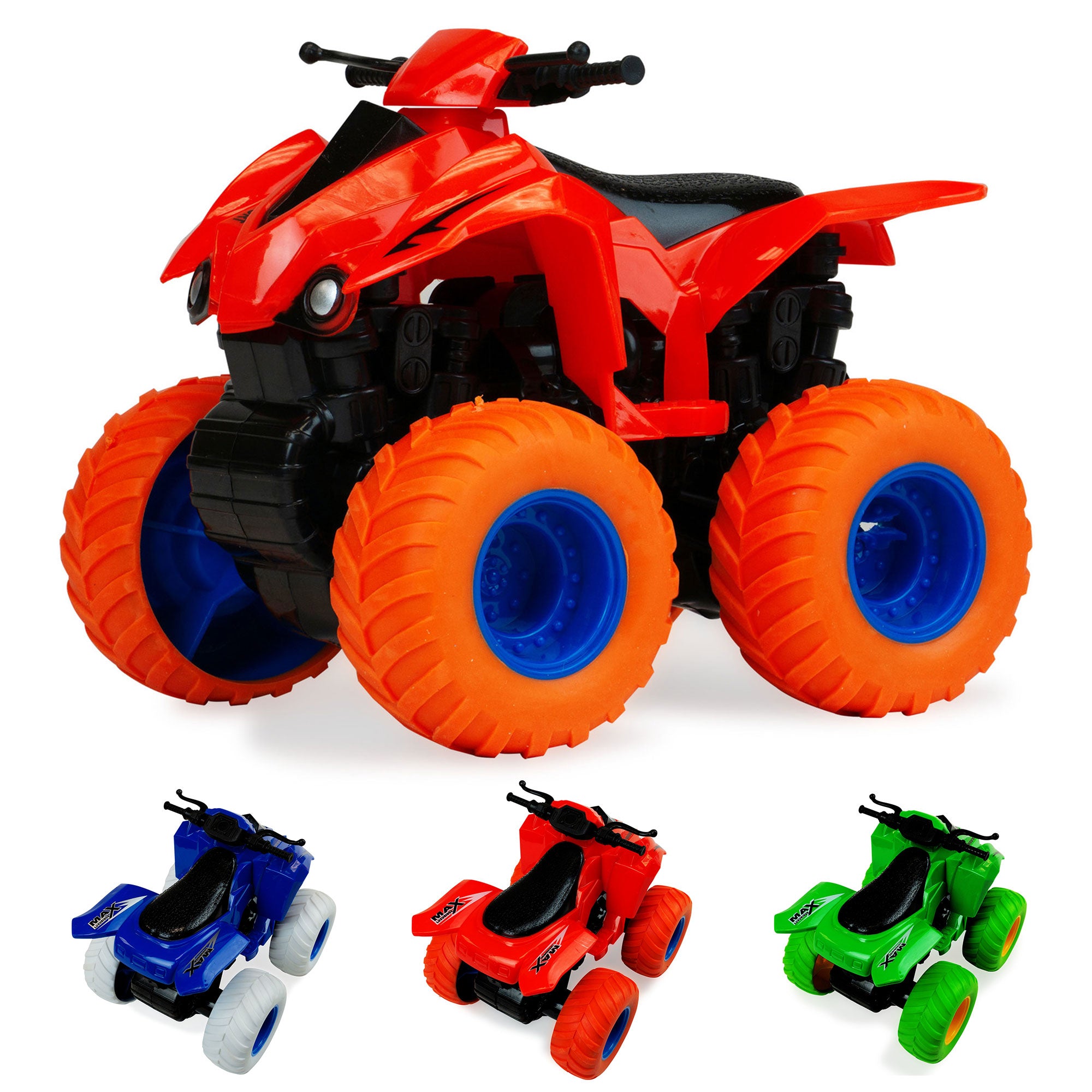 ATV Xtreme Large Off Road Quad Bike Push and Go Kids Toy Vehicle