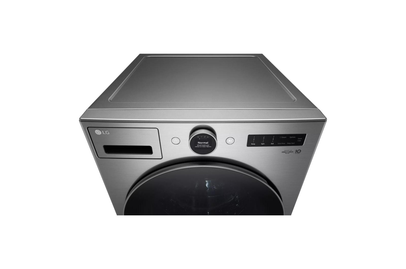 Lg WM5700HVA 4.5 Cu.Ft. Smart Front Load Washer With Turbowash® 360(Degree), Built-In Intelligence And Ezdispense®