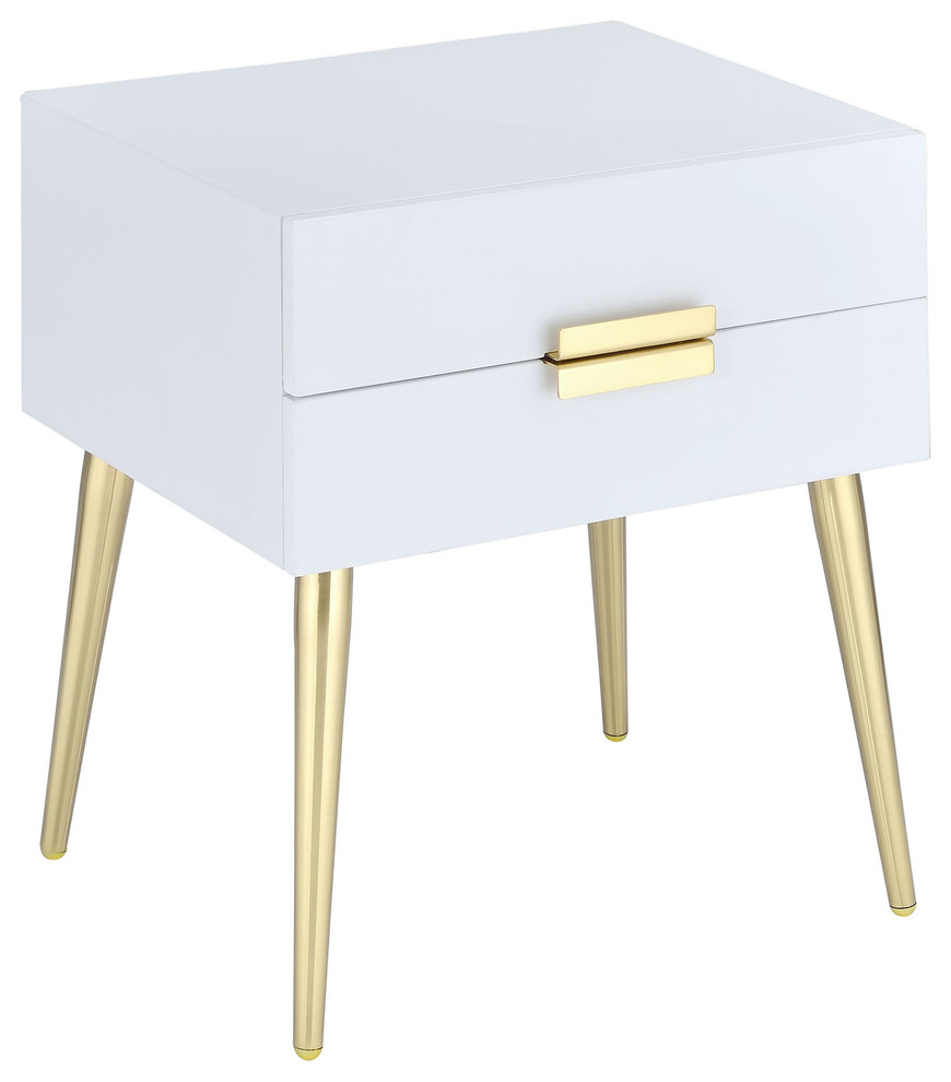 Defina Collection 2 Drawer End Table   Contemporary   Side Tables And End Tables   by Urban Designs  Casa Cortes  Houzz