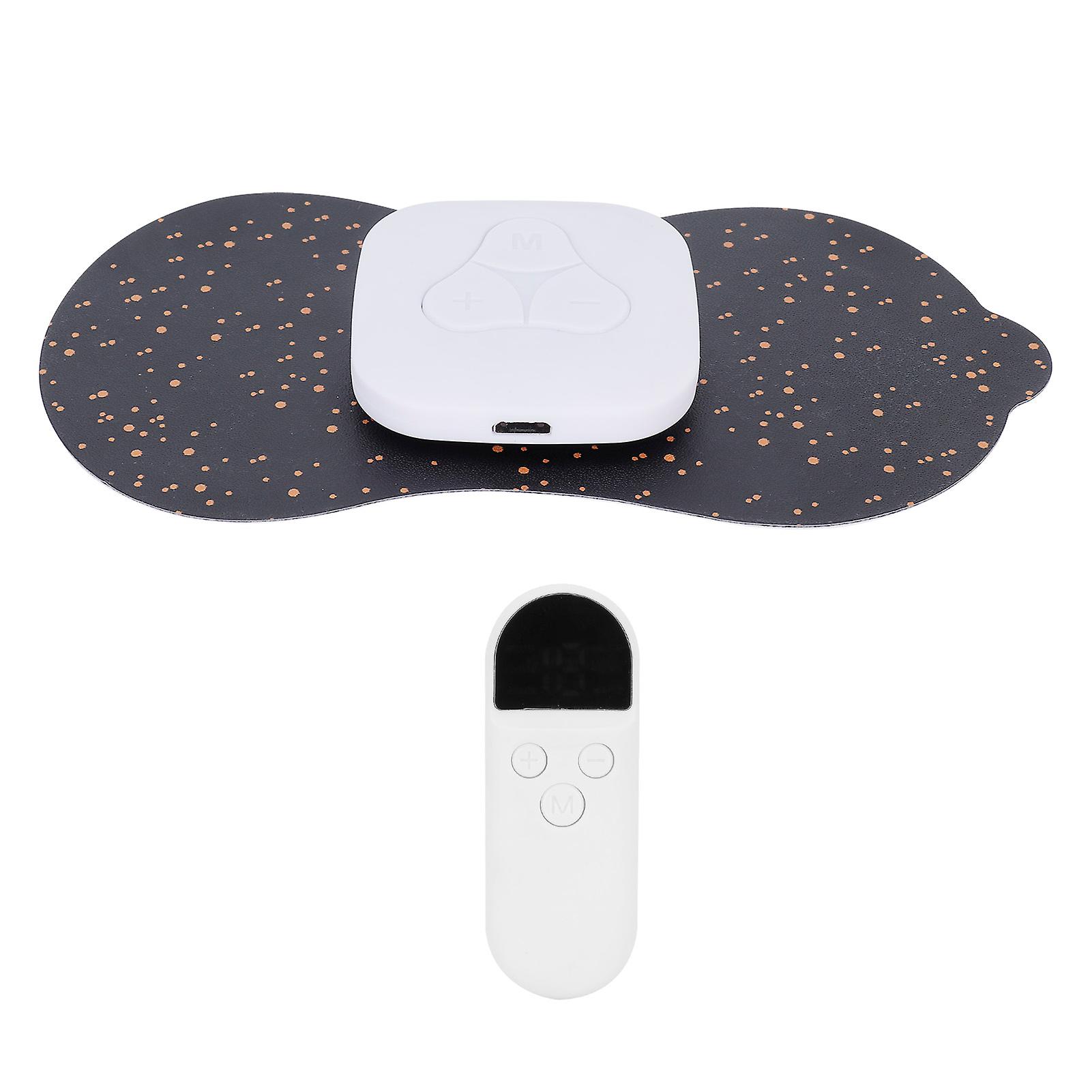 Led Massage Paste Pad Usb Electric Pulse Massager With Remote Control For Neck Shoulderwhite