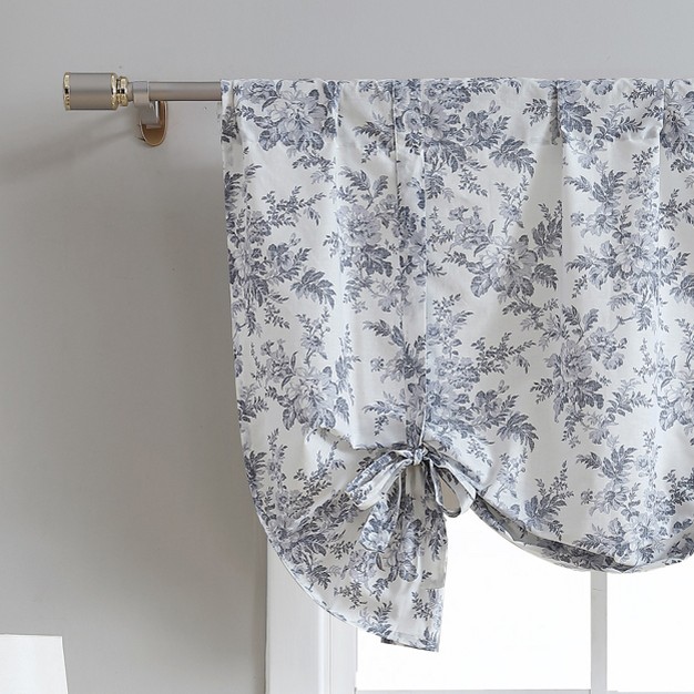 Laura Ashley Annalise Floral Valance 50x25 Grey