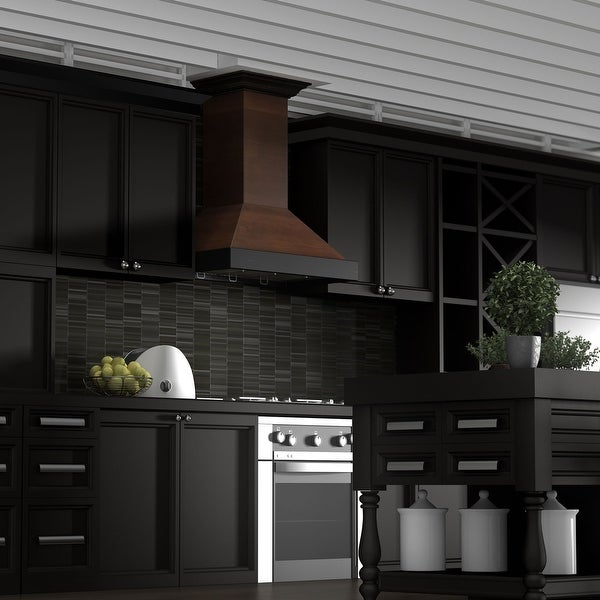 ZLINE Ducted Wooden Wall Mount Range Hood