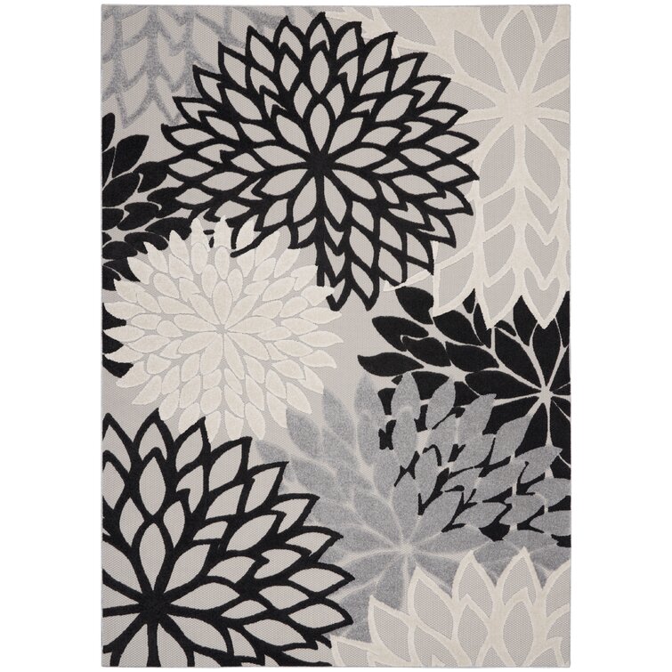 Rosario Navy/Ivory/Taupe Indoor/Outdoor Rug