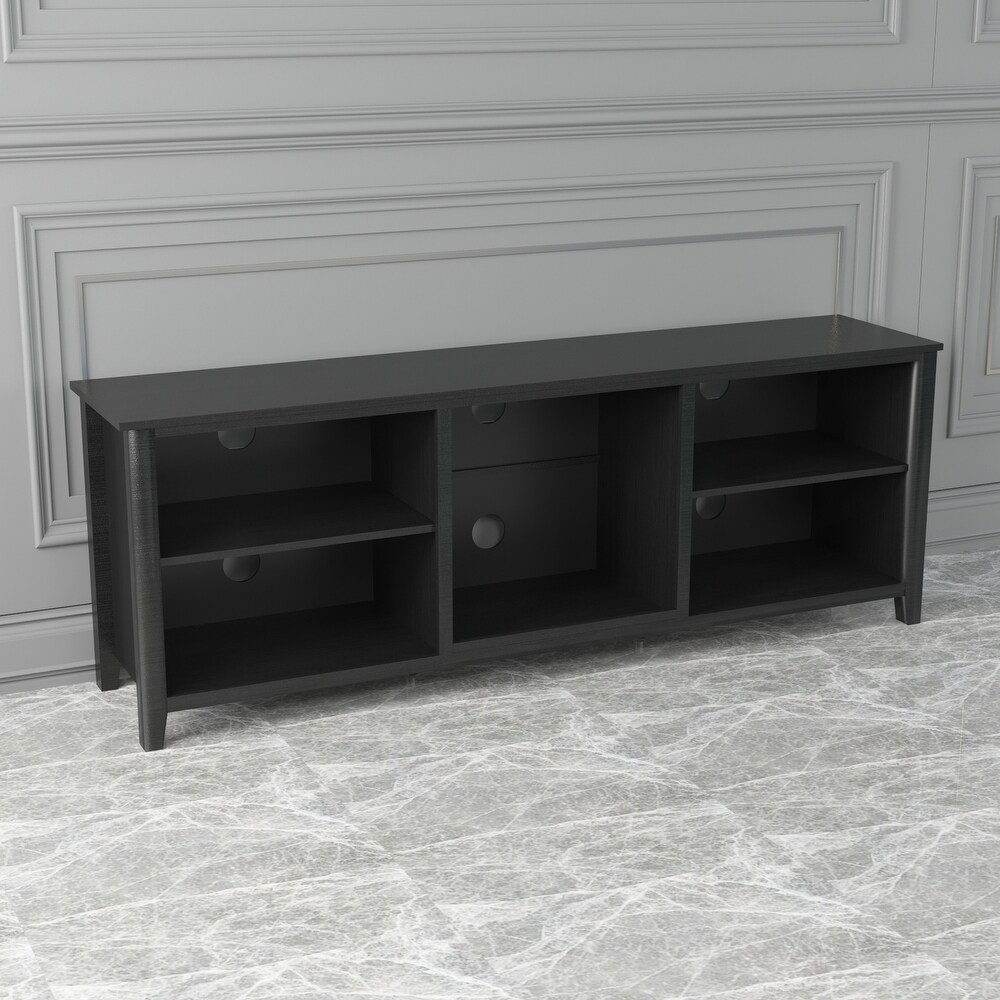 Modern Wood Entertainment Center Large Class TV Stand Cabinet  TV Console Storage Media Console/ Entryway Tables/ TV Table