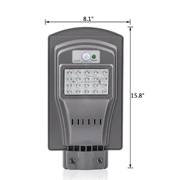 LED Solar Street Light Outdoor Flood Light Dusk to Dawn Security Light