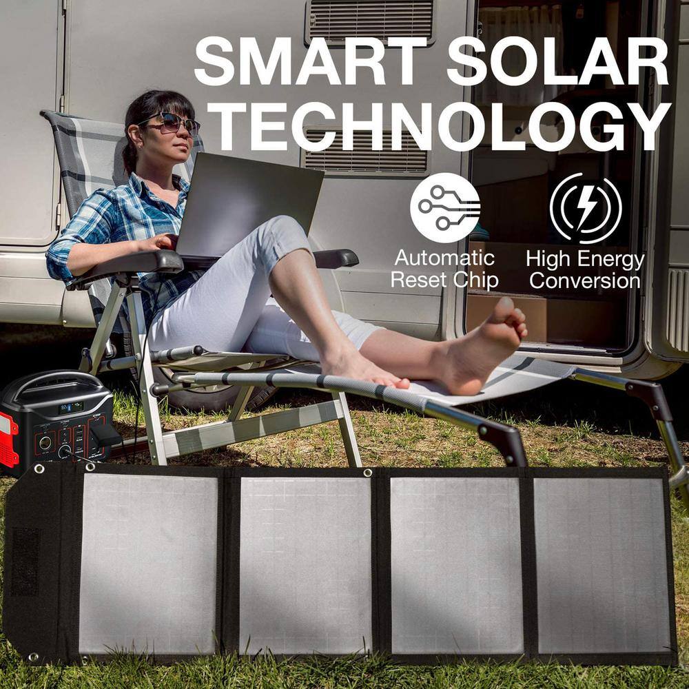 Tenergy 60-Watt Foldable Solar Panel Charger 59147