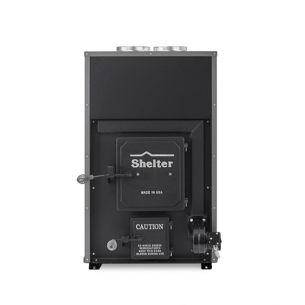 Shelter 4.0 cu. ft. EPA 2020 Certified 50400 BTU Forced Air Wood Burning Indoor Furnace SF1000E