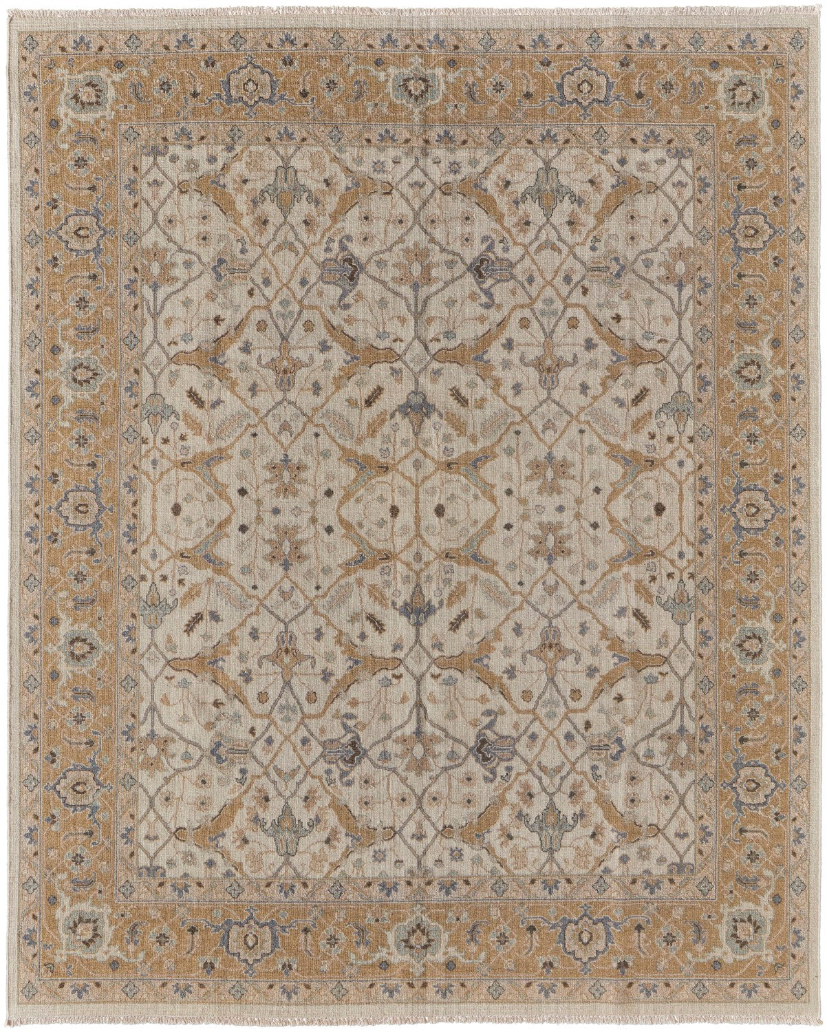 Aleska Oriental Ivory/Gold Rug