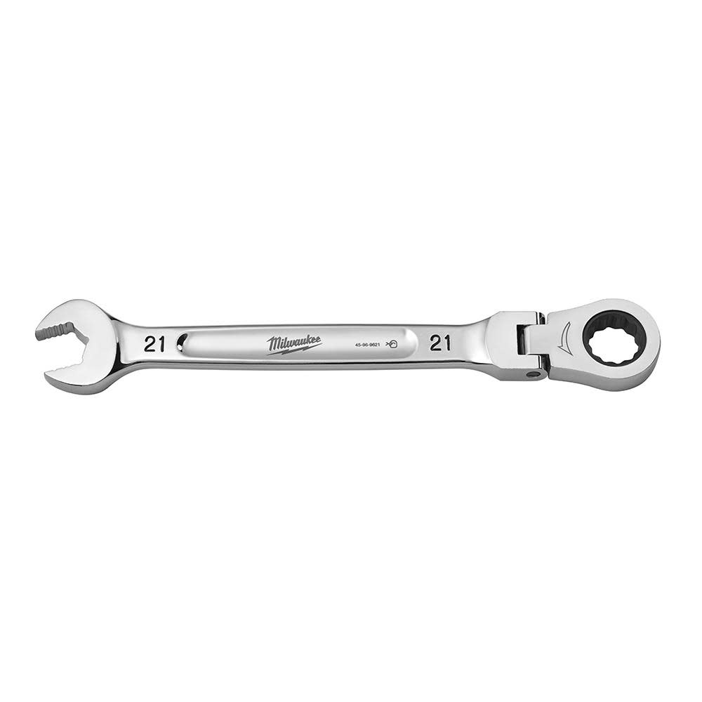 Milwaukee Combination Wrench Flex Head Ratcheting 21mm 45-96-9621 from Milwaukee