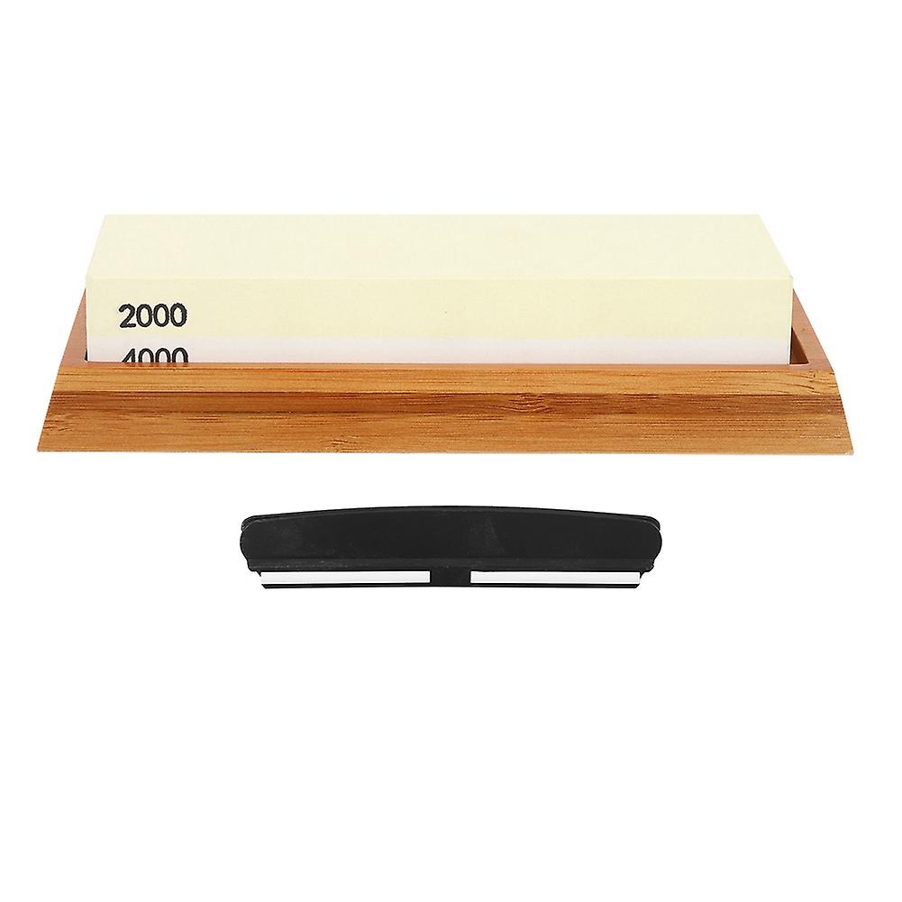 Double Side Sharpening Stone High Accuracy White Fused Alumina Whetstone 2000/4000 Grits