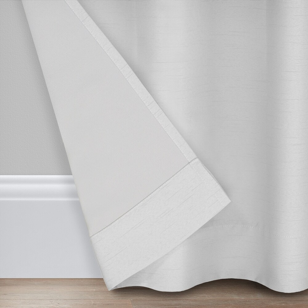 Eclipse Lawson Arm   Hammer Odor Neutralizing Blackout Grommet Curtain Panel