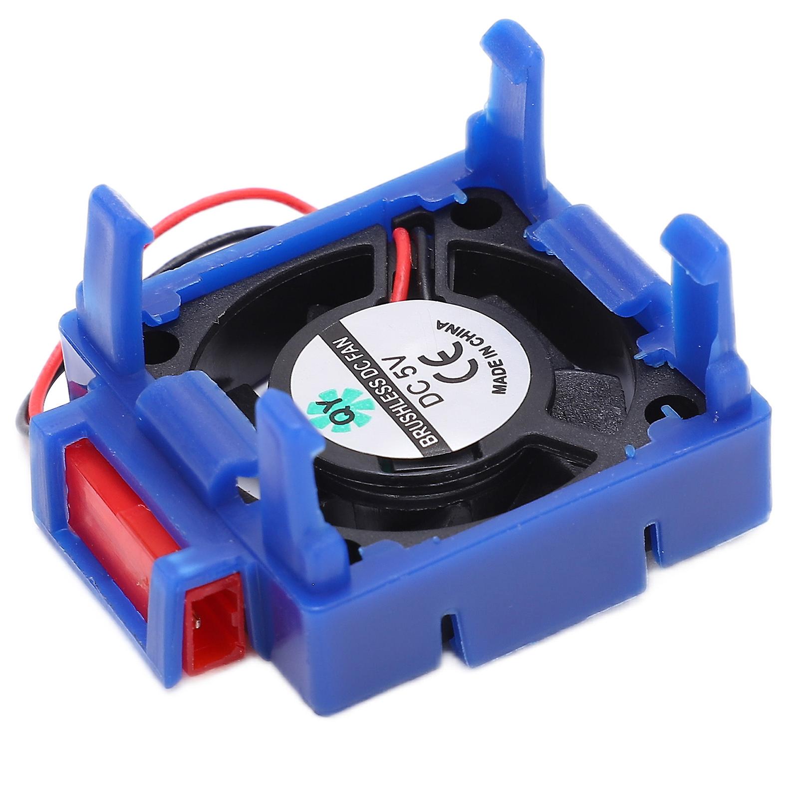 Rc Cooling Fan Remote Control Car Mini Motor Heatsinks For Traxxas Vxl3s 57.4v