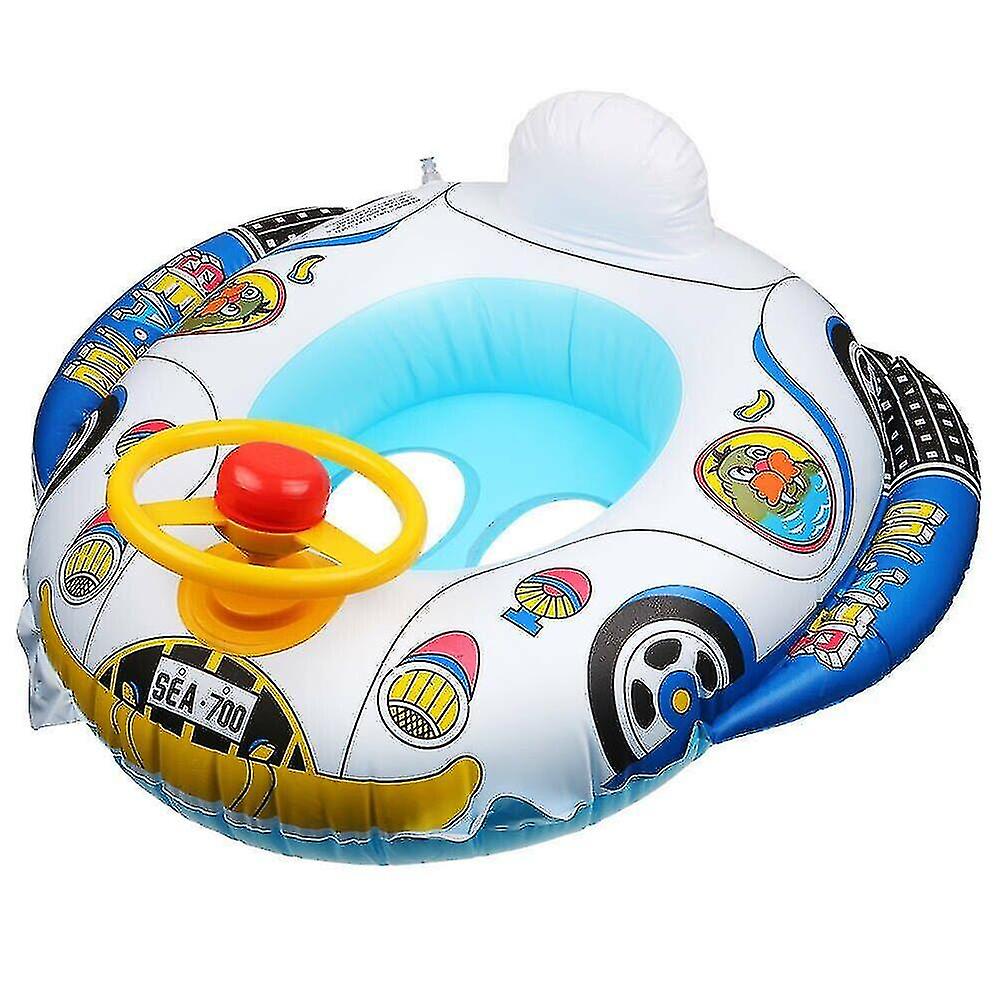 Inflatable Car Baby Ring Toddler Swimming Pool Float Seat Boat Kids Toy Water